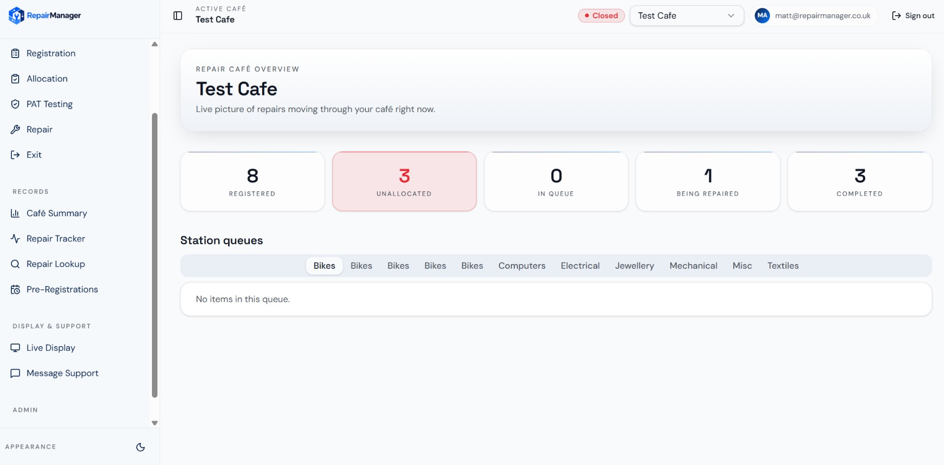 RepairManager — SaaS Management Platform
